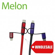 【MELON】3合1 多功能 USB 傳輸線 BA068 (30入)