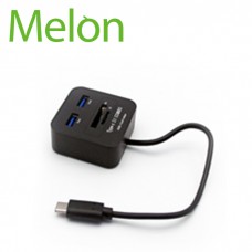 【MELON】USB3.1 Type-C HUB+讀卡機 BA076